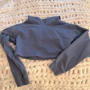 LULULEMON CROPPED HOODIE Navy